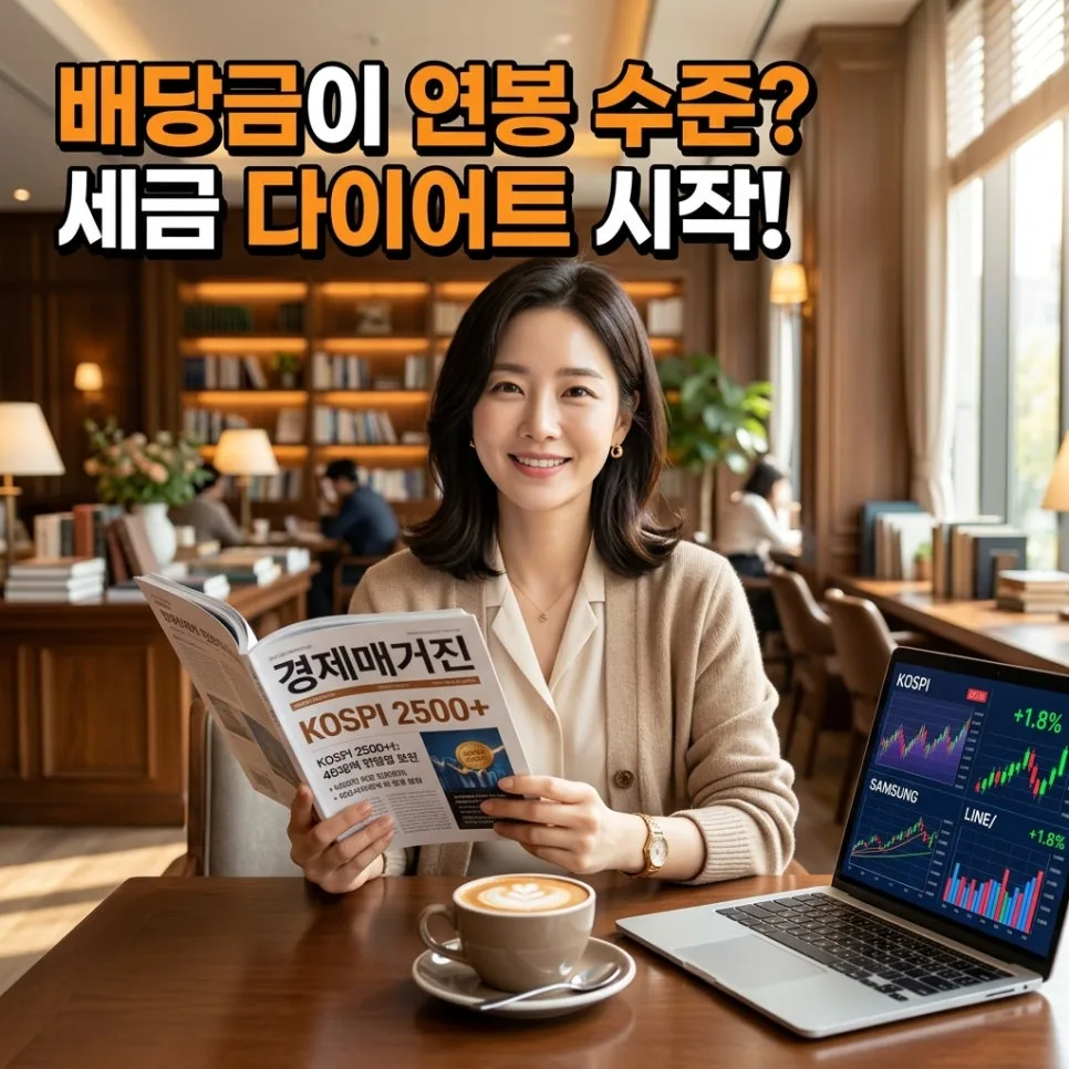 2026년 배당세 인하 수혜주, 세후 수익률 극대화 전략