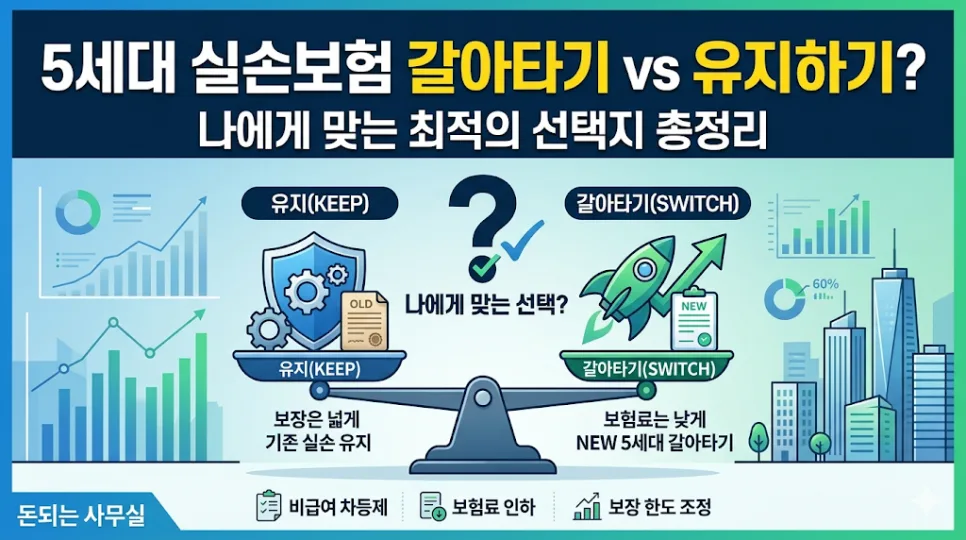 5세대 실손보험, 2026년 갈아타기 전 필수 체크리스트