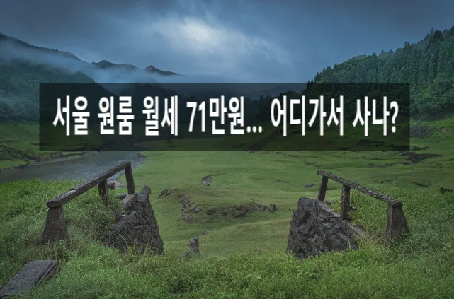서울 월세 100만원 시대, 2026년 주거비 절약 전략은?