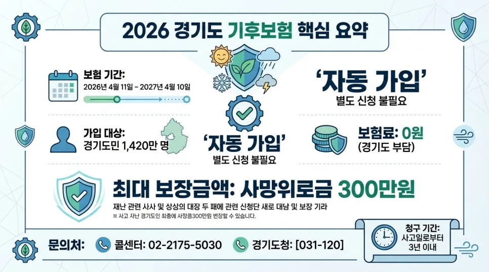 2026 Korea Climate Insurance: Full Benefits for Residents