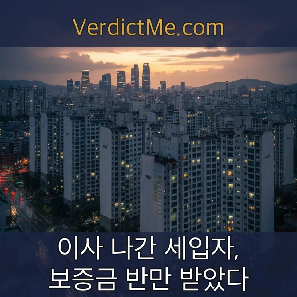 세입자 보증금 반환 분쟁 2026: 집주인 임의 공제 가능할까?