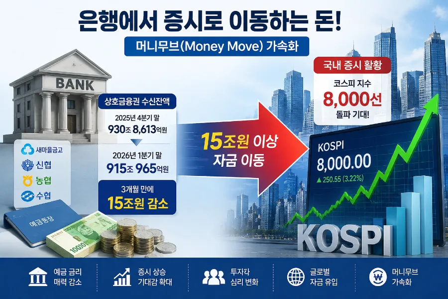 2026년 증시로 15조 이동한 이유와 투자 흐름 총정리 2