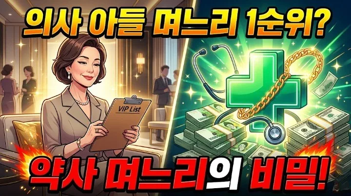 2026년 의사 집안 며느리, 약사가 1순위인 이유 3가지