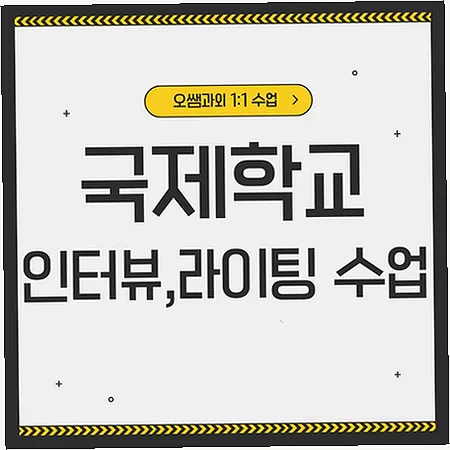 국제학교 입학 준비, 아카데믹 영어 필수인가요? (2026년 대비)