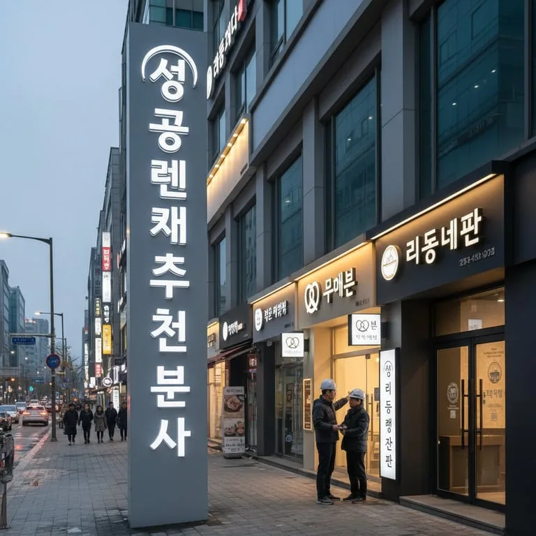 대전 프랜차이즈 간판, 지역 업체 선택이 합리적인 이유 2026