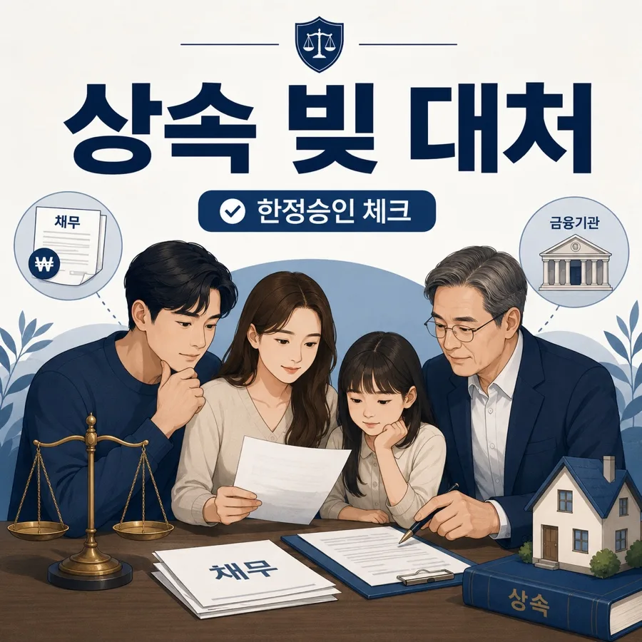 상속 빚 2026년 한정승인 절차 완벽 정리: 3개월 내 해야 할 일 2