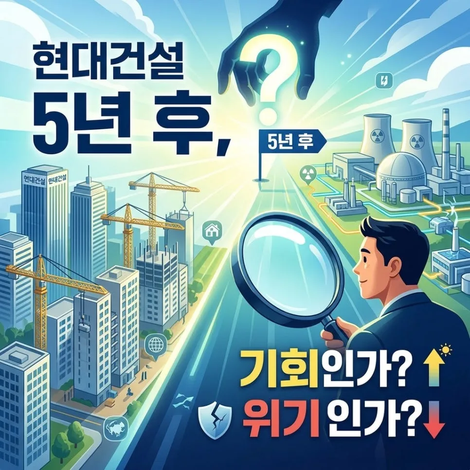 현대건설 5년 후 전망: 원전·SMR 기대감 속 투자 전략 2026