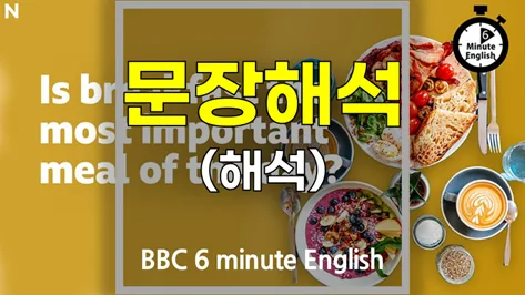 아침 식사의 중요성 2026: BBC 6분영어 핵심 정리
