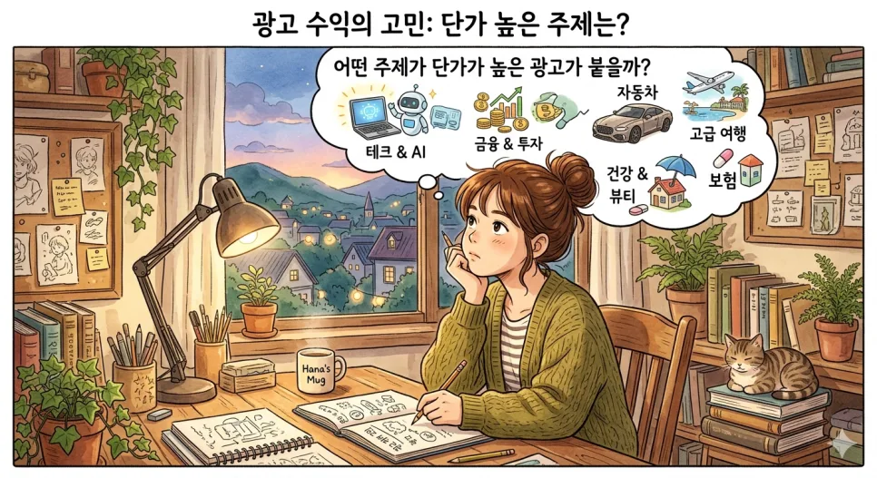2026년 블로그 광고 단가 높은 주제 7가지, 수익 극대화 전략