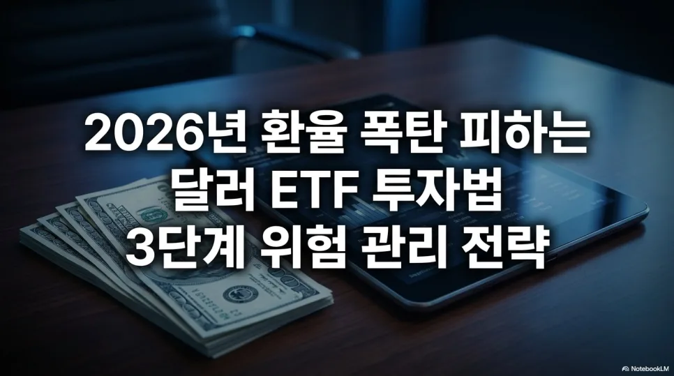 2026년 달러 ETF 환차익 폭탄 피하는 법: 3단계 위험 관리 전략