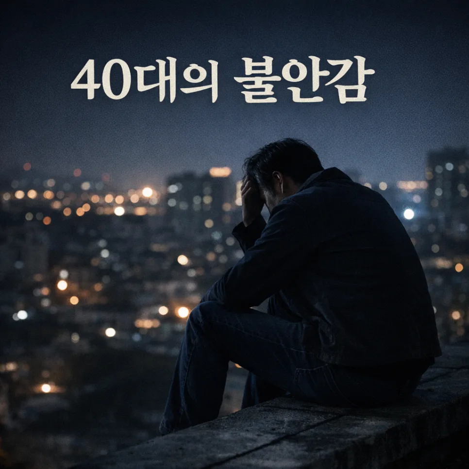 40대 불안감 증폭 원인 2026년 현실 점검 및 극복 전략