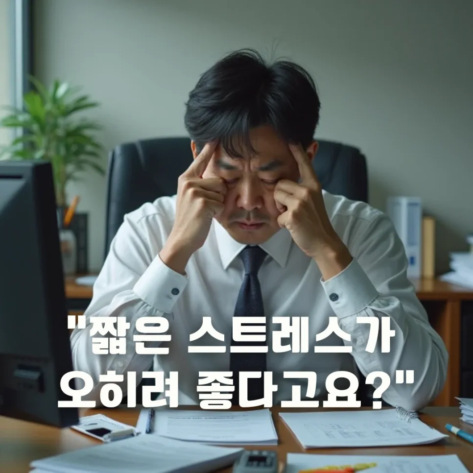 짧은 스트레스, 뇌 건강 증진 효과 2026년 최신 연구 분석