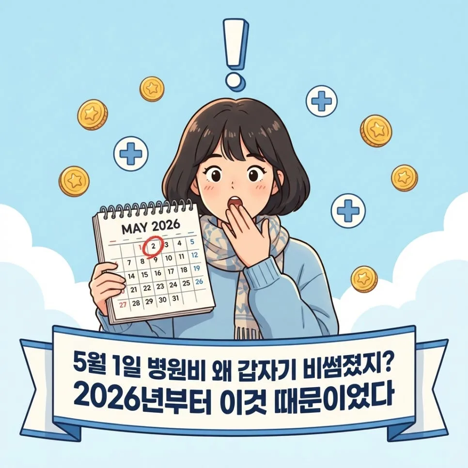 2026년 공휴일 병원비: 5월 1일 진료 가산 총정리