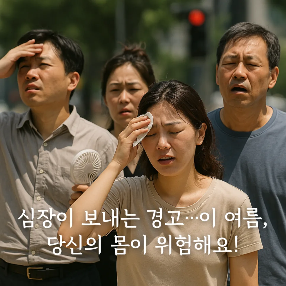 폭염 속 심장 건강 비상? 2026년 여름철 위험 신호 체크리스트