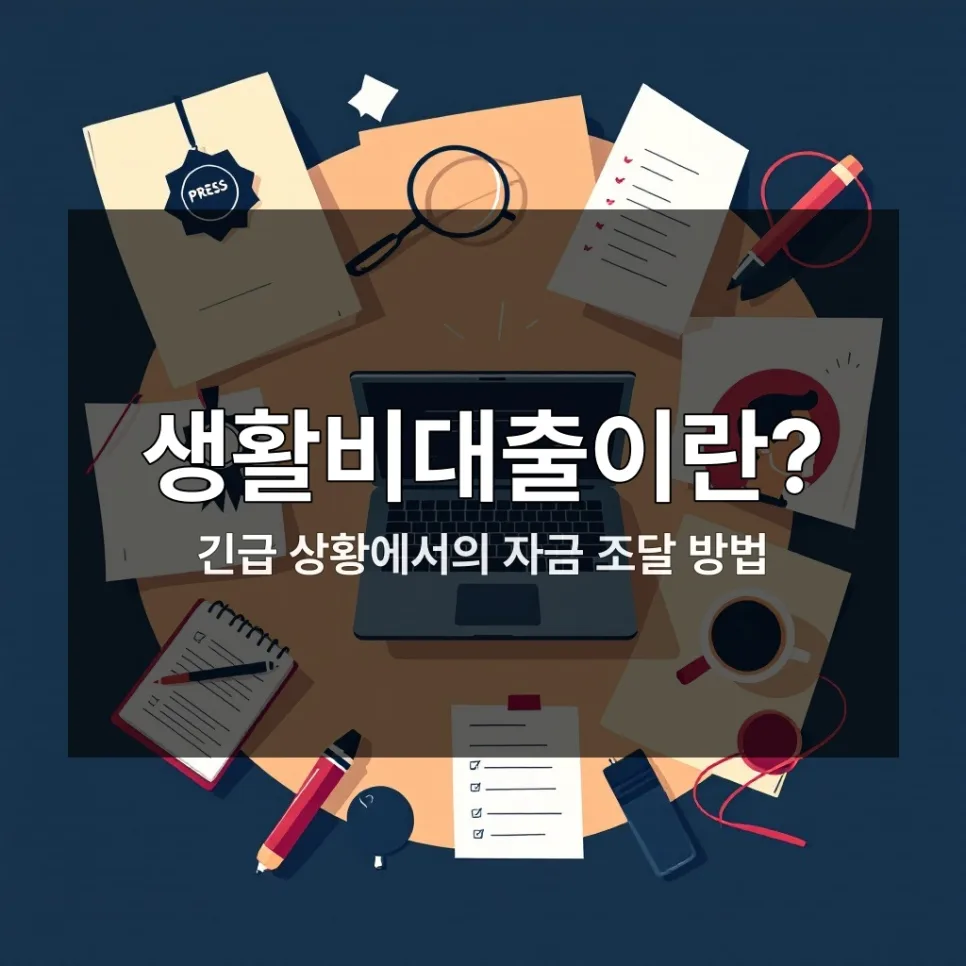 생활비 대출 2026: 50만원 소액 대출 현명하게 받는 법