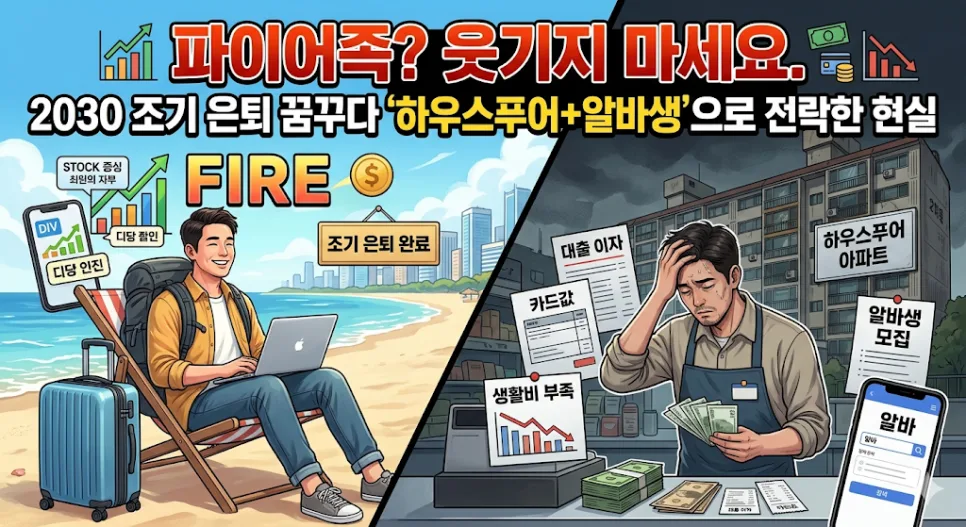 2030 파이어족 현실: 조기 은퇴 꿈과 하우스푸어 위험 2026