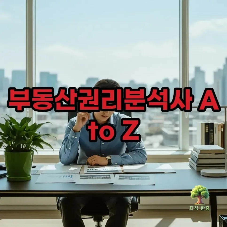 부동산권리분석사 자격증 2026년 취득 방법 및 전망 총정리
