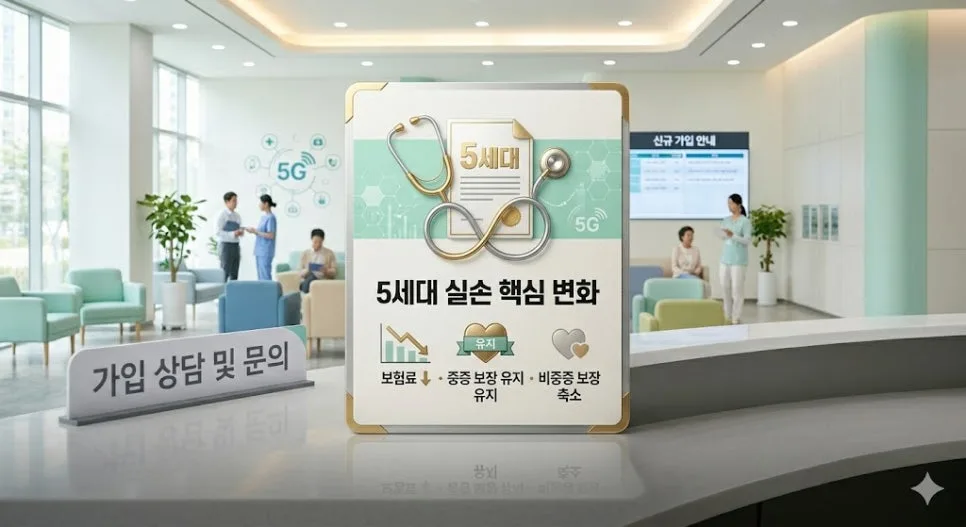 5세대 실손보험, 보험료 반값? 나에게 맞는 선택 2026 2