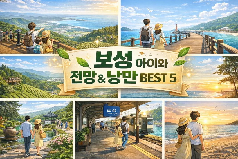 보성 가볼만한 곳 2026: 아이와 함께하는 전망 & 낭만 여행 코스