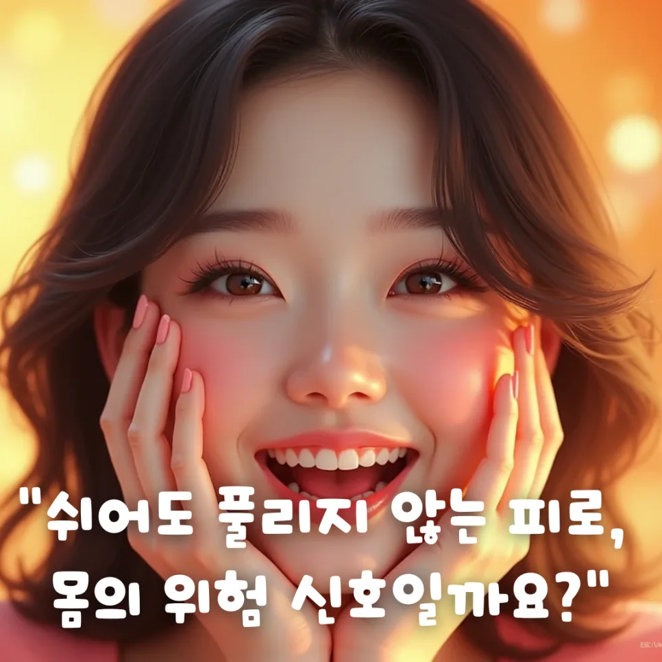 만성 피로 원인과 해결법 2026: 쉬어도 안 풀리는 이유 총정리