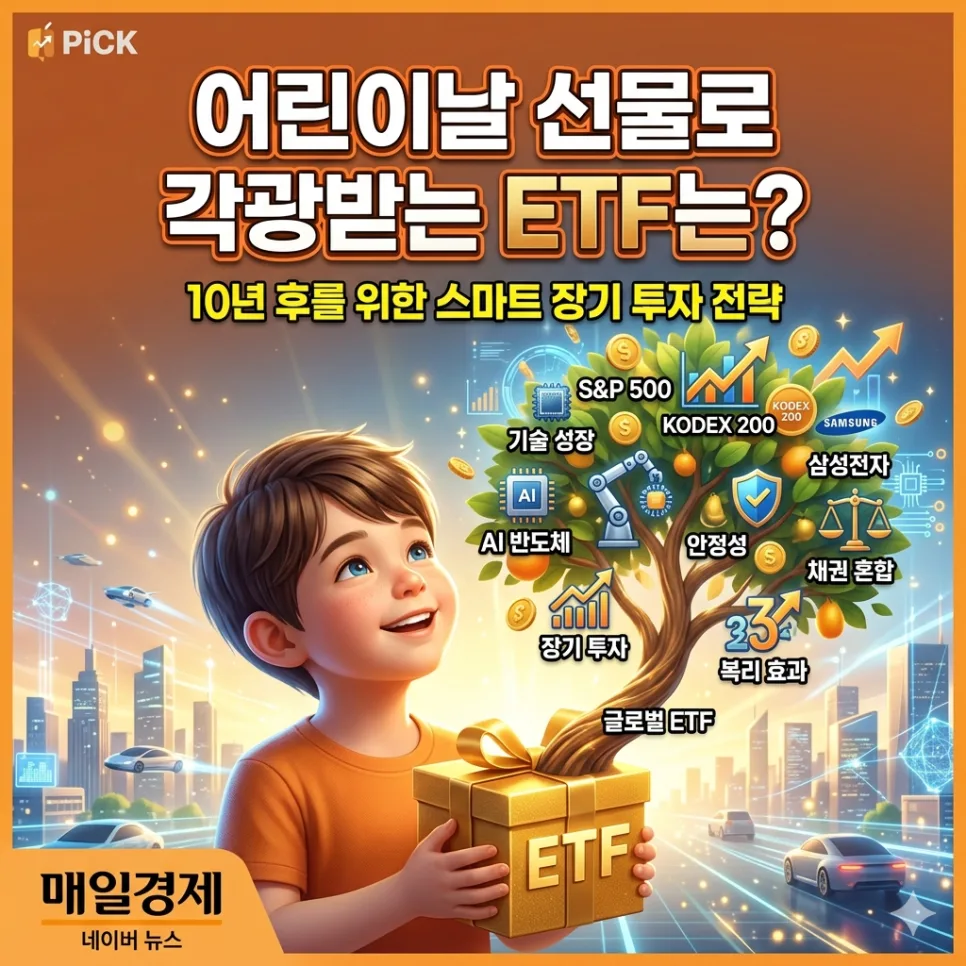 2026 어린이날 ETF 선물, 10년 뒤 효도받는 투자법 3가지