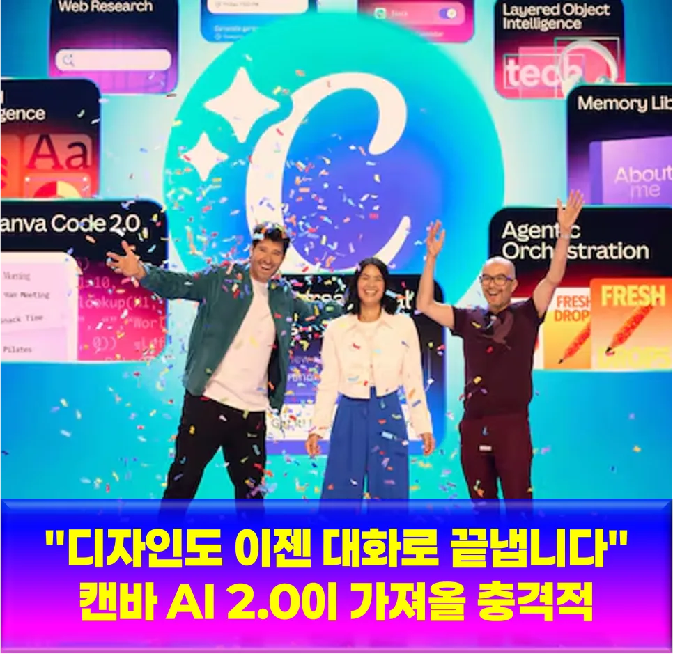 캔바 AI 2.0: 대화로 디자인 완성하는 법 2026